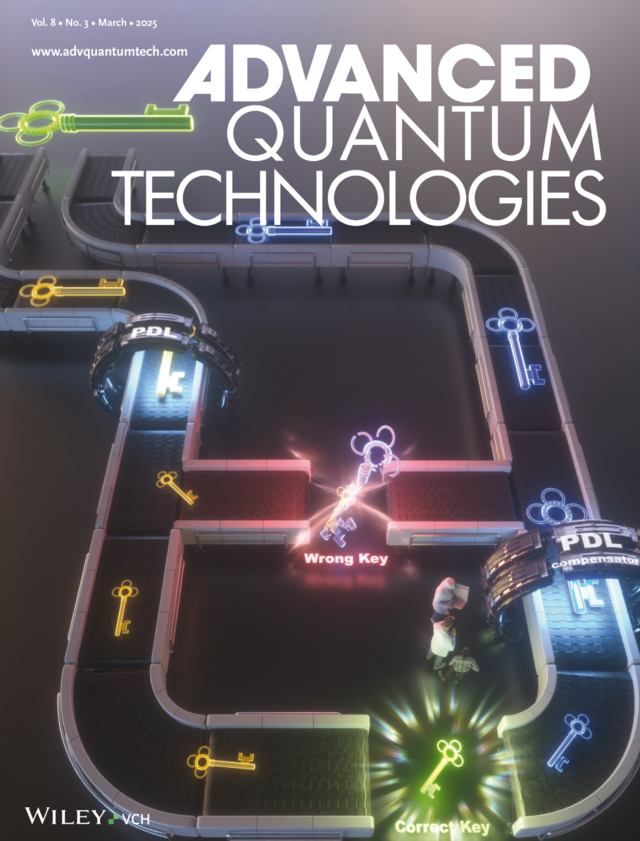 ETRI의 양자암호통신 관련 연구성과를 소개한 국제학술지.