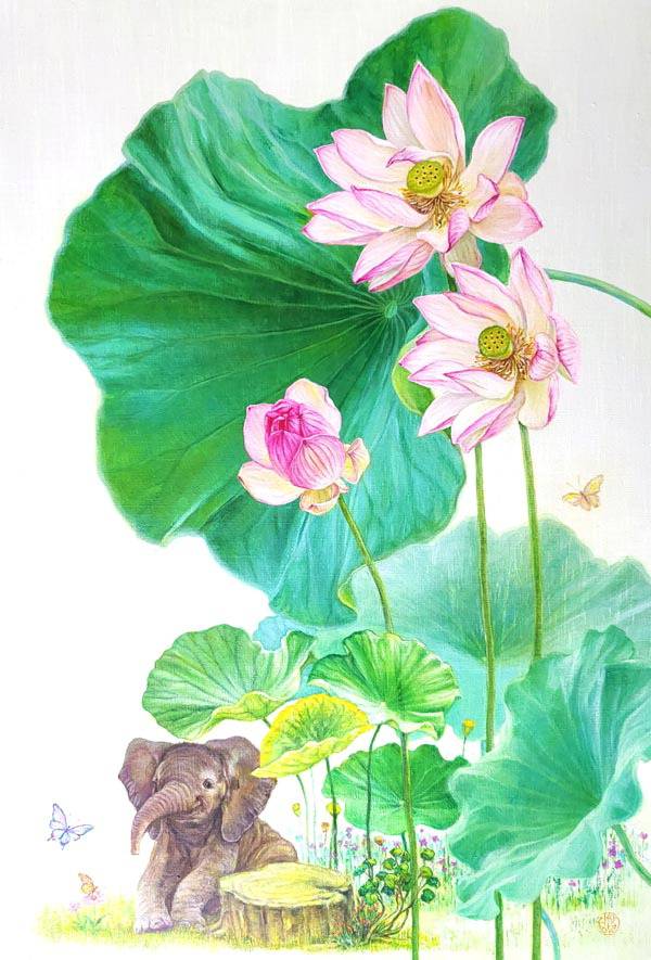 정쌍념 작가의 ‘쉬다 가세요’.  향성회 제공