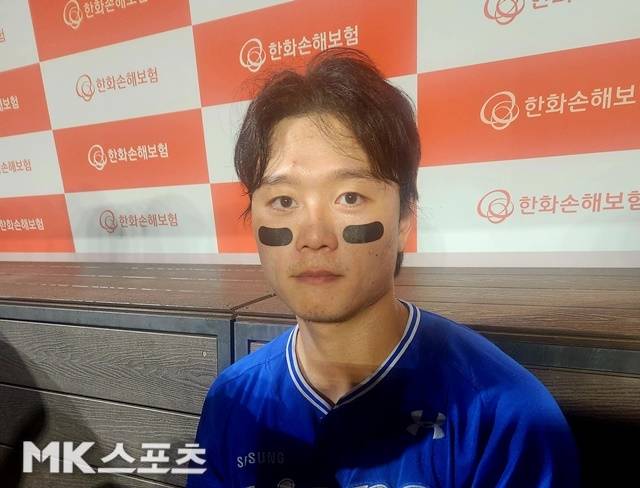29일 대전 한화전이 끝나고 만난 박승규. 사진(대전)=이한주 기자