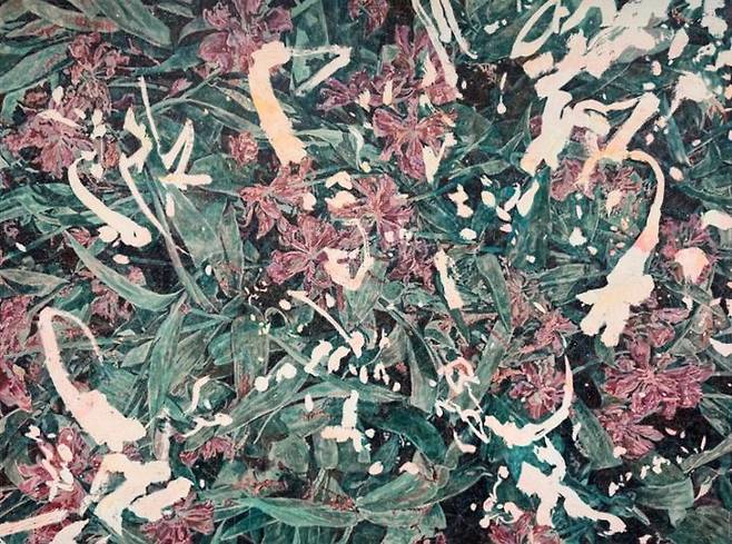 송수민, 폭발과 낙서, 2025, Acrylic on canvas,  *재판매 및 DB 금지