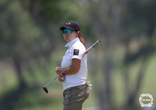 AIG 위민스 오픈에 출전한 홍정민. 사진 제공=KLPGA