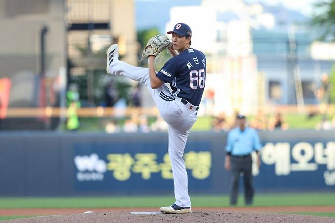 두산 베어스 최민석. /사진=두산 베어스 제공