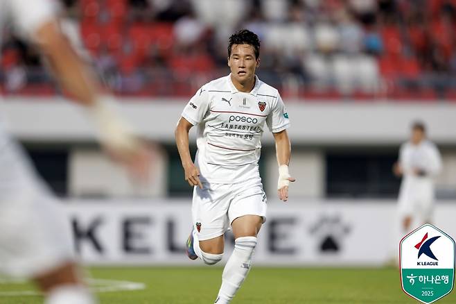 포항 스틸러스 이태석. /사진=한국프로축구연맹 제공