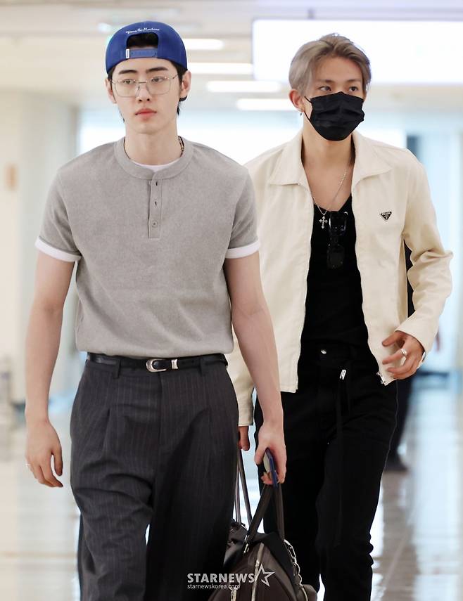 엔하이픈 성훈-희승 '눈부신 투샷'[★포토]