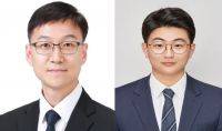 연구진. (좌측부터) 권영국 교수, 공태훈 연구원(제1저자). UNIST 제공
