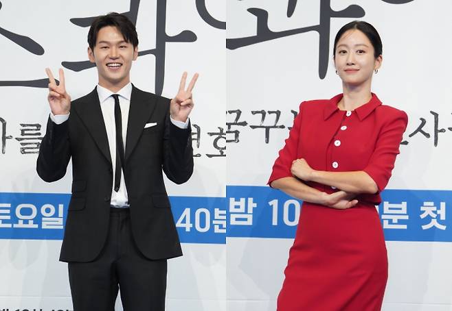 ‘에스콰이어’ 제작발표회 이학주, 전혜빈 (제공: JTBC)