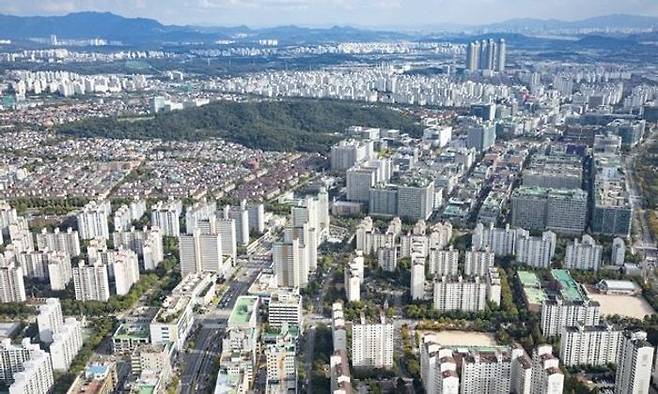 경기도 일산 신도시 전경.ⓒ고양시