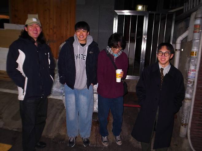 밴드 ‘반’. 반재현(왼쪽부터), 이성재, 김진규, 장진웅. 반재현 제공