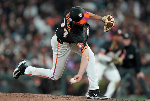 샌프란시스코는 셋업맨 타일러 로저스를 메츠로 트레이드했다. 사진= Getty Images/AFP= 연합뉴스 제공