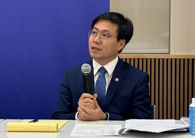 여한구 산업통상자원부 통상교섭본부장이 30일(현지 시간) 미국 워싱턴 주미 한국대사관에서 한미 통상협의 결과 브리핑에서 발언하고 있다. 2025.07.31 sympathy@newsis.com /사진=뉴시스