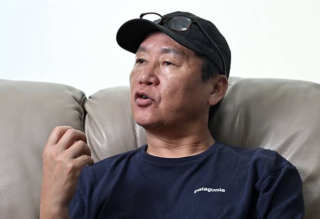 원동연 리얼라이즈픽쳐스 대표가 25일 오후 서울 강남구 리얼라이즈픽쳐스 본사에서 헤럴드경제와 인터뷰를 하고 있다. 임세준 기자