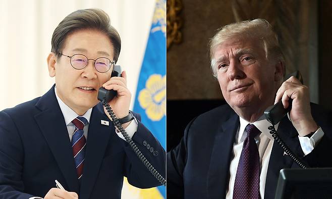 이재명 대통령(왼쪽)과 도널드 트럼프 미국 대통령. 세계일보 자료사진