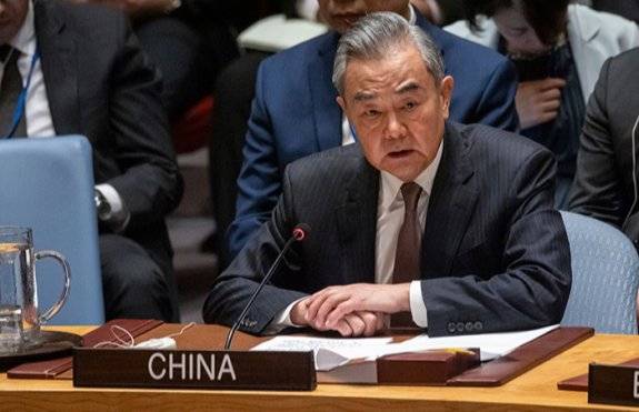 왕이 중국 외교부장. AP뉴시스