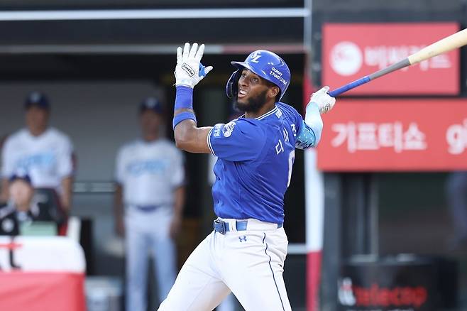 ▲ 홈런왕은 사실상 예약 수준이다. 2위 패트릭 위즈덤보다 11개 더 많은 홈런을 쳤다 ⓒ 삼성 라이온즈