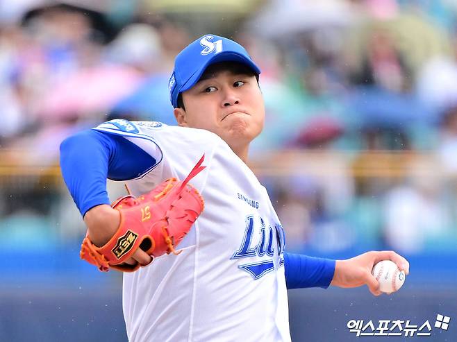 삼성 라이온즈 좌완투수 이승현이 올해 정규시즌 경기에 선발 등판해 역투하고 있다. 엑스포츠뉴스 DB