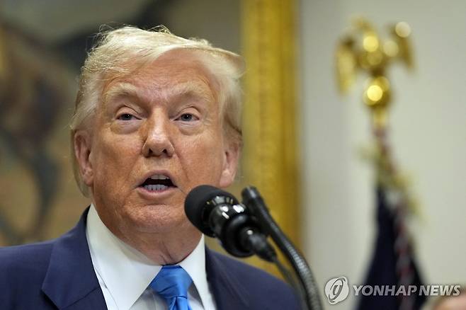 트럼프 미국 대통령 [워싱턴 AP=연합뉴스]