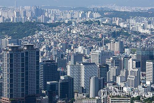 서울시내 상업용 부동산 모습 [연합뉴스 자료사진]