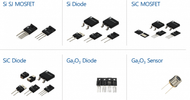 파워큐브세미의 Si, SiC, Ga2O3 전력반도체(사진=파워큐브세미)