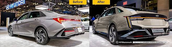 사진 : 현대차 아반떼 풀체인지 예상도 (출처=NYMammoth)