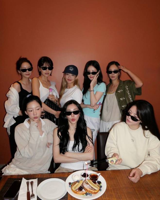 그룹 소녀시대. 티파니 SNS 캡처