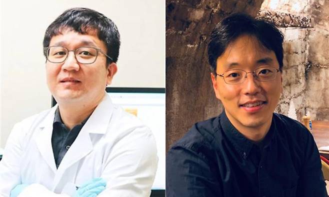 (왼쪽부터) 강훈구 연구원, 윤효재 교수
