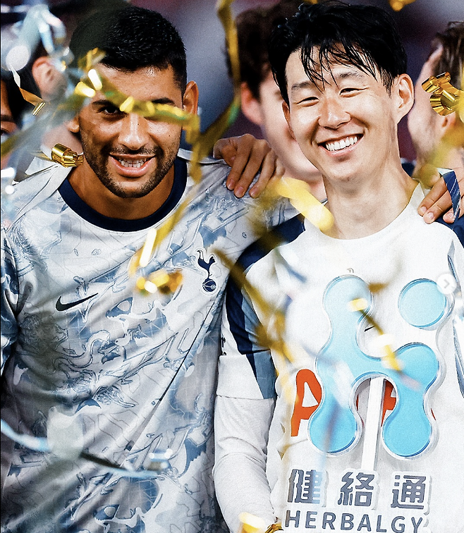 로메로와 손흥민. 토트넘 홋스퍼 공식 SNS