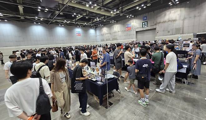 - 원더페스티벌 2025 코리아 개인 부스 현장