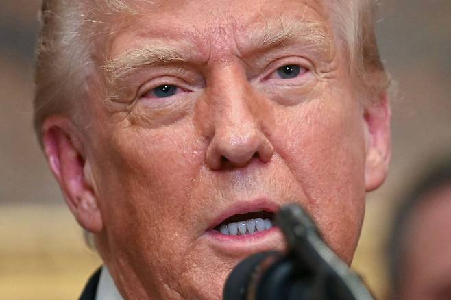 도널드 트럼프 미국 대통령  [AFP]