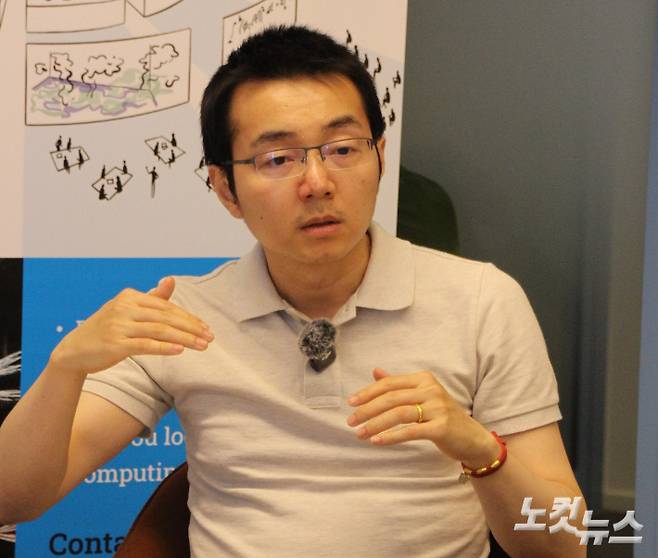 에런 딩 델프트 공과대학 수석 부교수, 사이버 물리 지능 연구소(CPI) 소장. 델프트=장윤우 기자