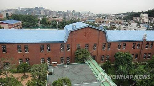 경기 상고 본관의 모습 [SNS 캡처 사진]