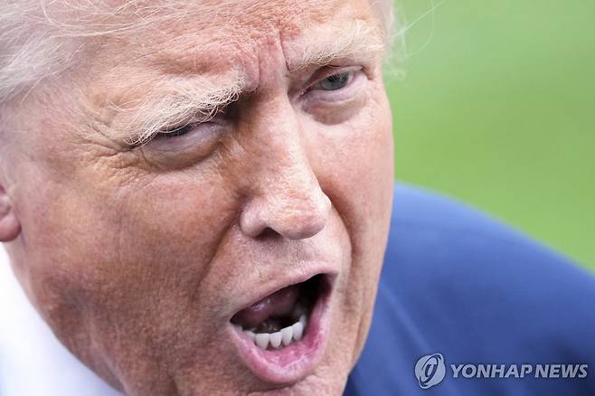 트럼프 미국 대통령 [AP 연합뉴스. 재판매 및 DB 금지]