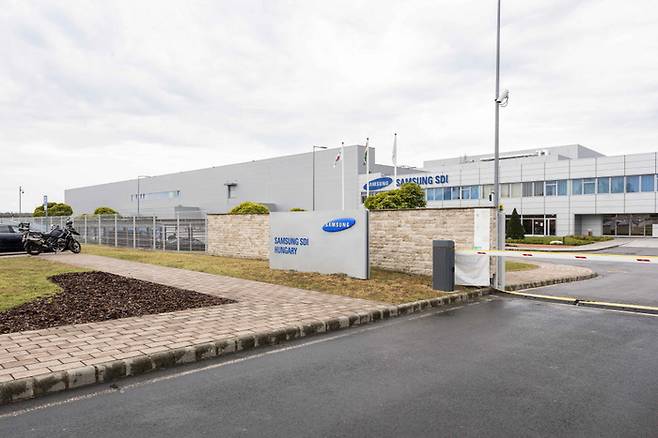 삼성SDI 헝가리 법인 전경