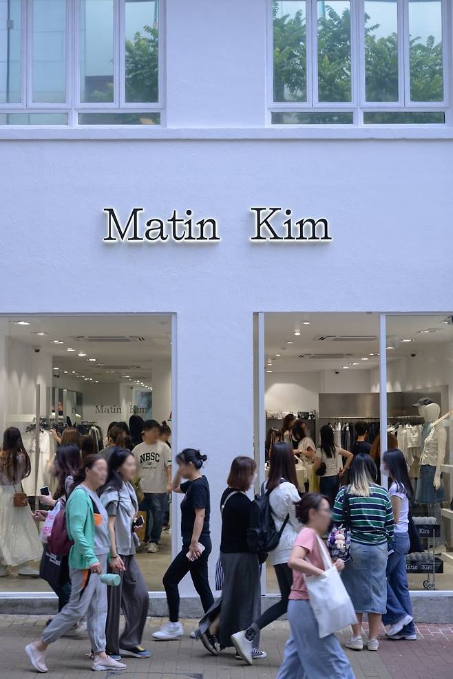 마뗑킴 홍콩 매장 전경. 마뗑킴 제공