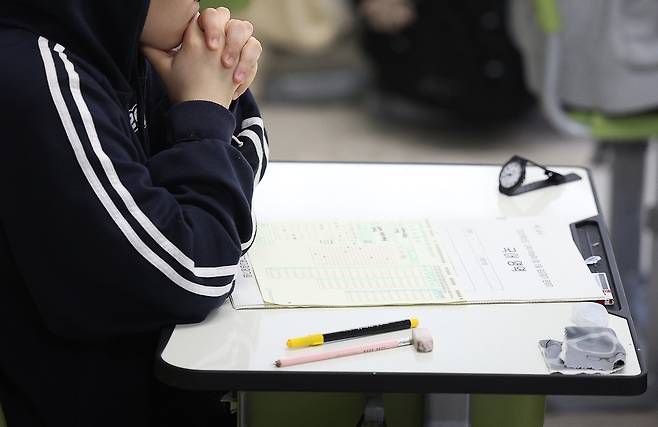 2026학년도 대학수학능력시험 전국연합학력평가(모의평가) 모습   [연합]