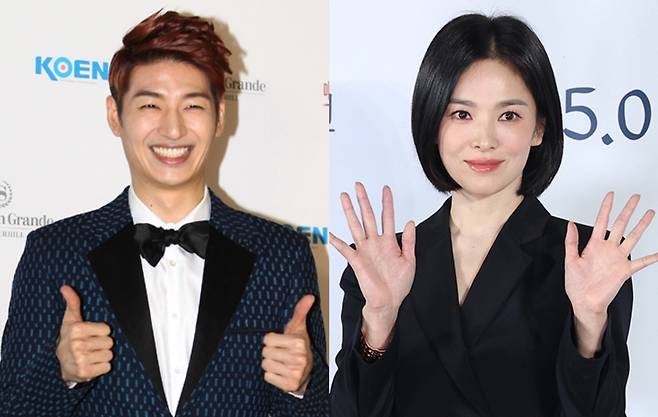 그룹 god 멤버 손호영이 데뷔 후 첫 스캔들 상대였던 배우 송혜교를 직접 언급해 화제다. 세계일보 자료사진