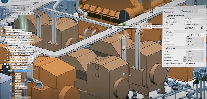 버추얼 트윈 기반 조선업 활용사례.(자료=다쏘시스템)