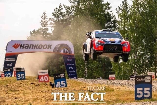 WRC 핀란드 랠리 현대 쉘 모비스 월드 랠리 팀. /한국타이어
