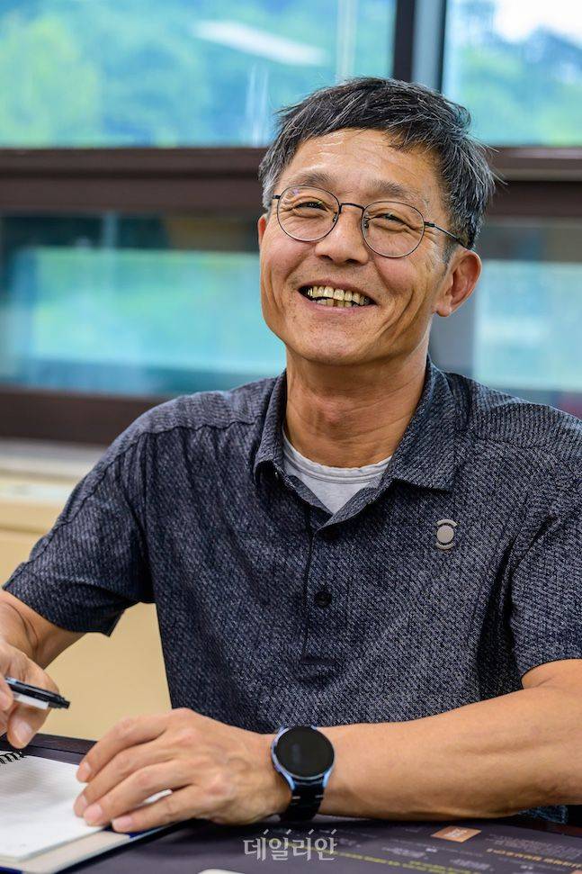 윤호백 한우연구센터장이 미래 한우에 대한 허심탄회한 소신을 말하고 있다. ⓒ