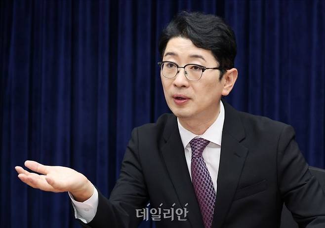 국민의힘 당대표 출마를 선언한 주진우 의원 ⓒ데일리안 홍금표 기자