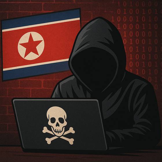 북한 해킹 조직 이미지 파일. 챗GPT 생성