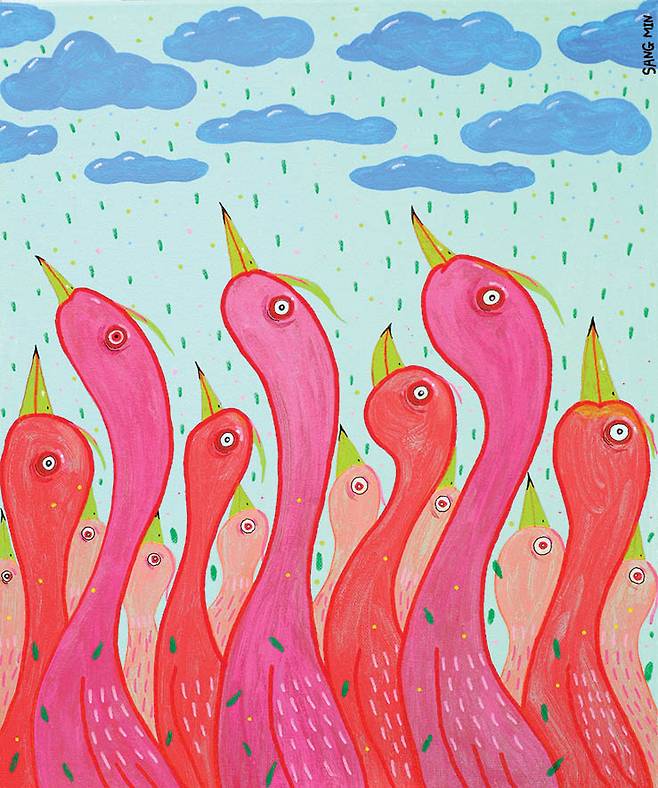 캔버스에 아크릴(38×45㎝)