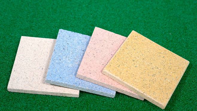 고강도 유리섬유 메쉬(Fiberglass Mesh) 삽입한 질석보드