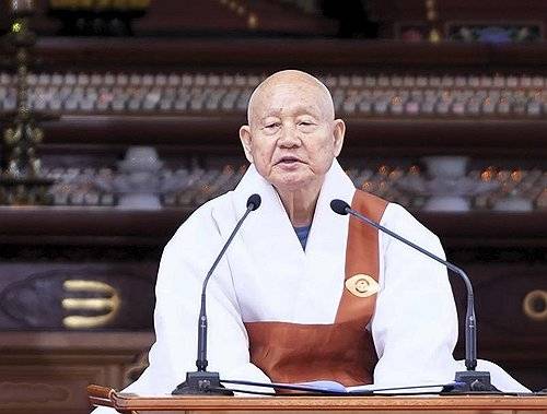종정 성파스님. <조계종 제공>