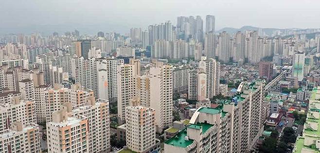 미분양 물량이 많은 대구 일대 아파트 전경 [매경DB]