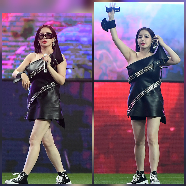 박봄이 무대 위에서 모든 우려를 지워냈다.사진=천정환 기자