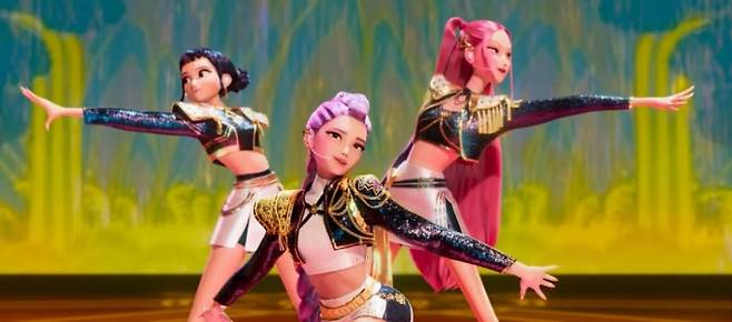 넷플릭스 애니 영화 '케이팝 데몬 헌터스'./사진제공=넷플릭스