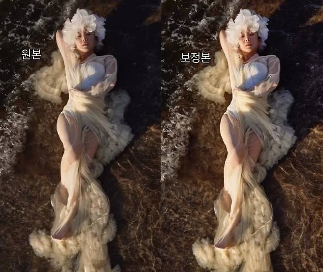 코미디언 박나래의 23년지기 친구인 사진작가 안웅선씨가 박나래 웨딩화보의 원본을 공개했다. /사진=스튜디오공육사 SNS