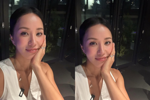 가수 겸 배우 엄정화가 동안 미모를 뽐냈다. / 엄정화 인스타그램 캡처