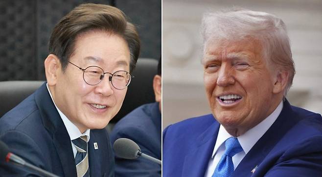 이재명 대통령(왼쪽)과 도널드 트럼프 미국 대통령. 연합뉴스