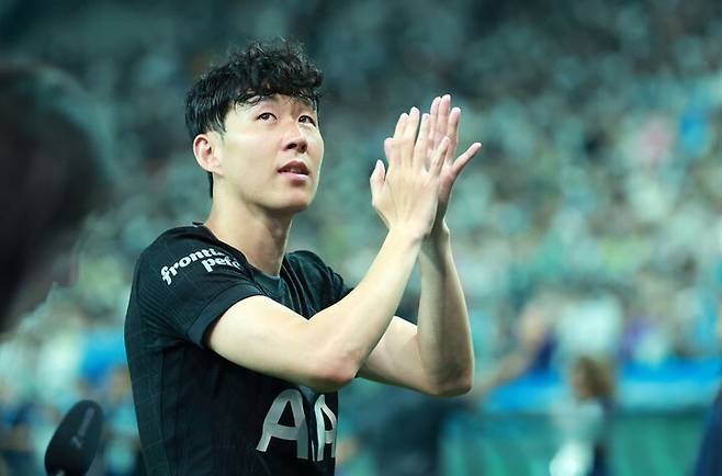 손흥민은 이날 토트넘에서 마지막 경기를 펼쳤다. 뉴시스
